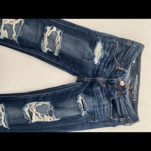 American eagle ripped jeans